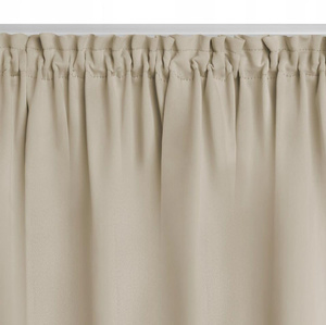 Curtain 140 x 270 Blackout Tape Hold Beige