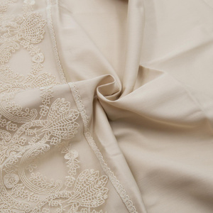 Bedding set 200 x 220 3 pieces Satin with Guipure Valinor3