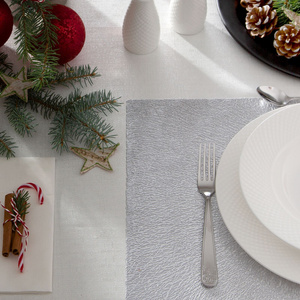 30 x 45 Decorative Cutout Pad Zoja1 Silver