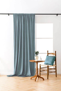 Curtain 140 x 250 Velvet Tunnel Tape Giorgia 02