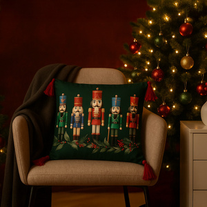 Christmas pillowcase 45 x 45 Christmas Panama 5378A