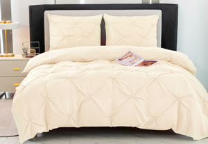 Bedding 200 x 220 3pcs Decorative Pleated Pia 01