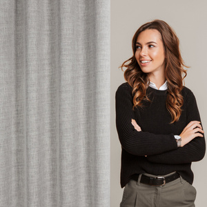 Curtain 140 x 250 Decorative Ready Roma Beige