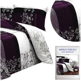 Bedding 200 x 200 3 pcs Satin Cotton No. A135