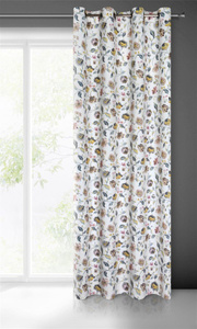 Curtain 140 x 250 Decorative Kristal Bia+Silver