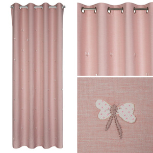 Ready Curtain Wendy 140 x 250 Eyelets Pink