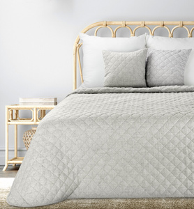 Bedspread 220 x 240 Quilted Len1 Beige