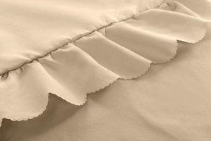 Bedding 160 x 200 3-piece with Ruffle Luxury Jowita 02