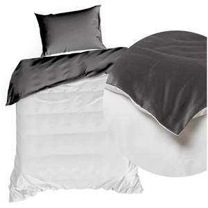 Bedding 140 x 200 2cz Satin Nova3 White + Steel