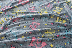 Blanket 150 x 200 Microfiber Fluorescent Peter 05