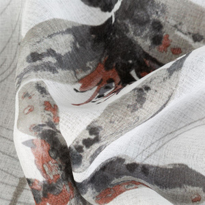 Decorative Curtain Aida Sliders 140 x 250 B+Beige