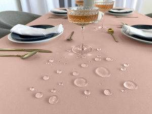 Tablecloth 140x260 Stain-Resistant Surbo Powder Pink