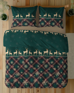 Bedding 220 x 200 3pc Vicenza Cotton pattern 5818B