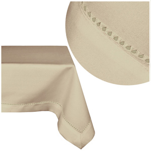 Tablecloth 140 x 240 Stainproof with Purse pattern 240_Beige