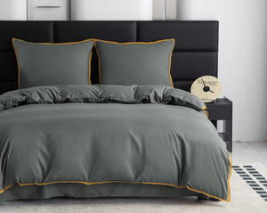 Bedding set 160 x 200 3 pcs Smooth with Lace Brandon 06