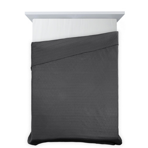 170 x 210 Quilted Decorative Bedspread Boni3 Black