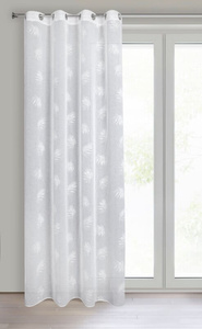 Curtain 140 x 260 Decorative Jessi White Swivels