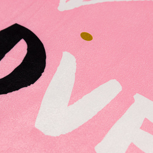 Pillowcase 40 x 40 Decorative Heart Velvet 02