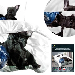 Bedding 140 x 200 2pc Microfiber 3D Andreas 3034