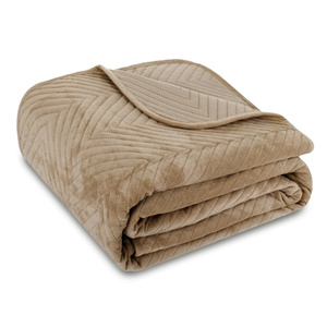 Bedspread 200 x 220 Herringbone Velvet Caden 09