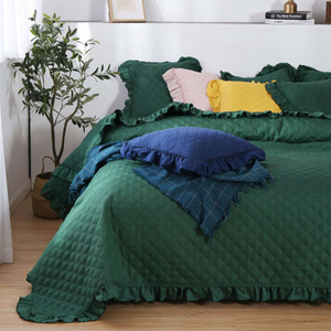 Bedspread 140 x 200 Quilted Double-sided Ruffy Butel