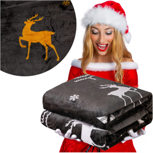 Blanket 160 x 200 Microfiber Christmas Donato 01