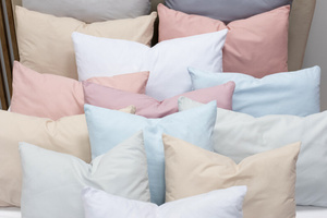 Cotton pillowcase 50 x 60 Uniform Ola Beige Beige