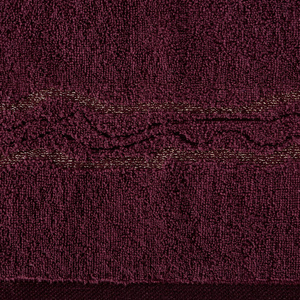 Towel 70 x 140 Bath Frotte Karin 08 Burgundy