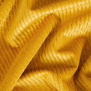 Velvet Eliza Curtain 140 x 250 Przel Mustard