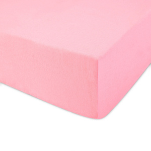 Jersey Bed Sheet with Eraser 012_D Light Pink 90x200