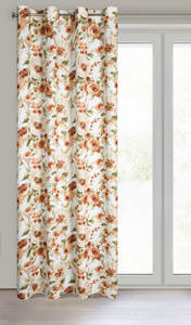 Mila Decorative Curtain 140 x 250 Oreo Spillover