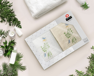 Set of Towels 2pcs. 50x100 Luba 21