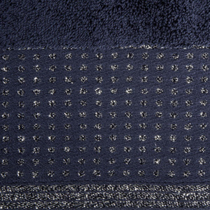 Luna Bath Towel (07) 50 x 90 Navy Blue