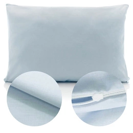 Cotton pillowcase 50 x 80 Uniform Ola Light Blue