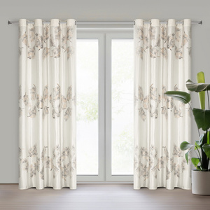 Curtain 140 x 250 Velvet Eyelets Idalia Cream