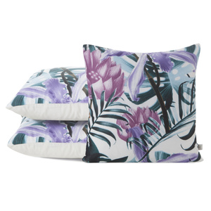 Decorative pillowcase 40 x 40 Malibu White+C.Green