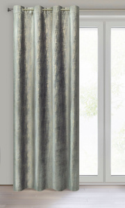 Curtain 140 x 250 Decorative Velvet Marsala Silver