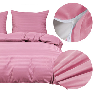 Bedding set 160 x 200 3 pcs Satin Stripes Ramiro 06