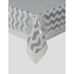 Tablecloth 85 x 85 Decorative Crystal 932 Gray