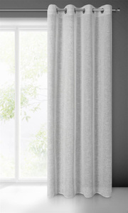 Curtain 140 x 250 Decorative Swivels Amari Steel