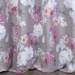 Curtain 140 x 250 Decorative Sherry Silver+Pink