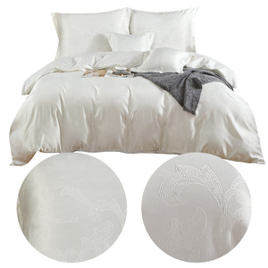 Bedding 220 x 200 5-piece Satin Embroidered AT011