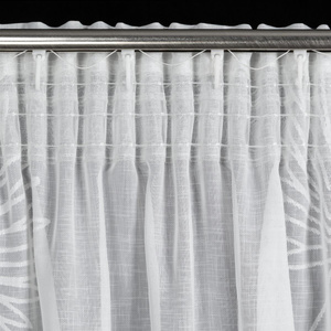 Jane Decorative Curtain 140 x 270 Tape White