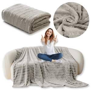 Blanket 160 x 200 Microfiber Embossed Yolanda 03