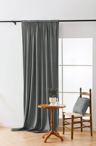 Curtain 140 x 270 Velvet Tunnel Tape Giorgia 12