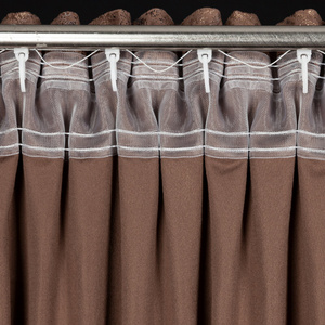 Curtain 135 x 270 Decorative Velvet Tulia Brown