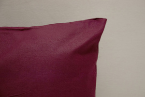 Cotton pillowcase 50 x 70 Uniform Ola Maroon Maroon