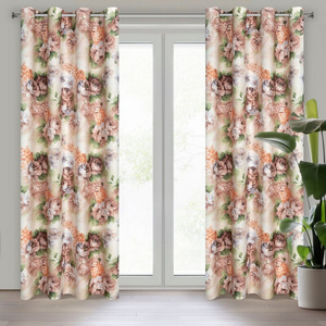 Curtain 140 x 250 Decorative Drawstring Altea Beige