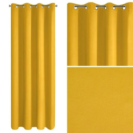 Curtain 135 x 250 Decorative Parisa Mustard
