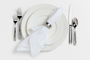 Tablecloth 120x220 Stainproof Classic Elegant White